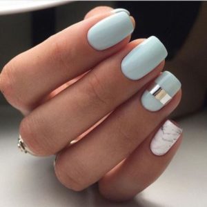 blue nails - 10 Best Something Blue For Your Wedding Or Elopement​